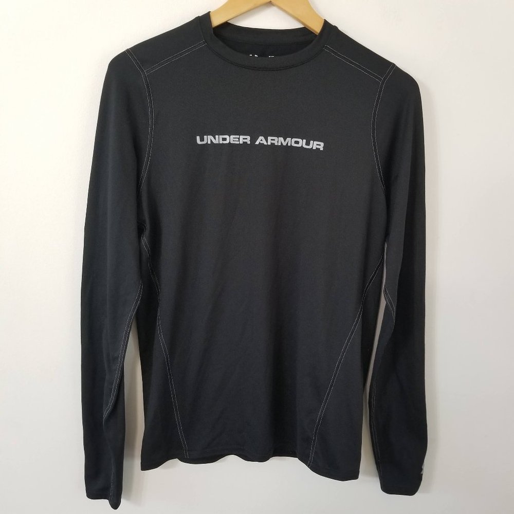 Under Armour Men's Long Sleeve Black Performance Shirt